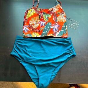 High waisted tankini